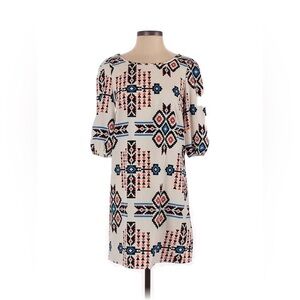 HELLO MISS | Tribal Print Shift Dress
